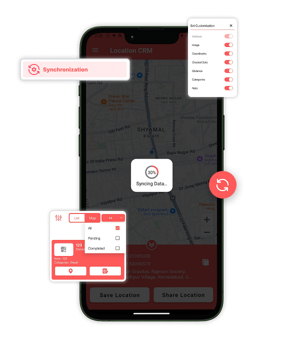 Synchronization - Task & Location Assignment