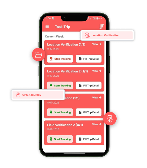 Trip Timeline Tracking